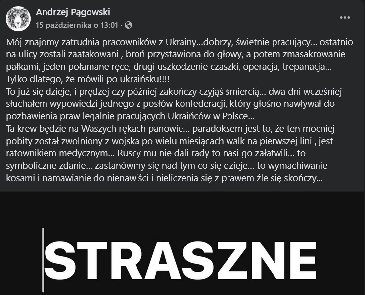 Ilustracja do posta Andrzeja Pągowskiego